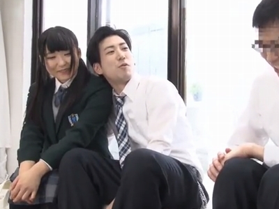 彼氏にパシリとバカにされてた童貞友達…しかし彼女への生種付け復讐！