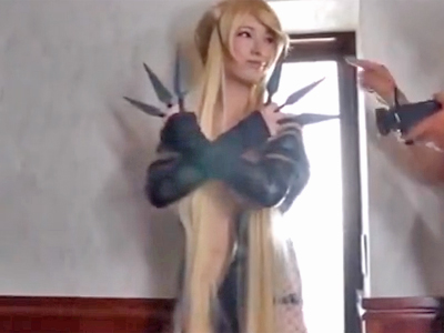 「ドクドクいってるッ」コスプレ美女がオタク達の膣内射精ザーメンを次々と受け入れｗ
