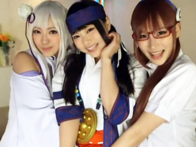 ヒミツの装置で時間を止めてコスプレイヤー達の生おまんこを堪能しまくり