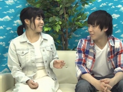 笑顔が可愛い現役女子大生！男友達のチンポをノーハンド口愛で逝かせる企画でバッチリ口内射精ｗ