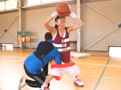 「はぁんコーチぃ…もうダメです…」デカパイバスケ部員と体育館パコで逝かせちゃう