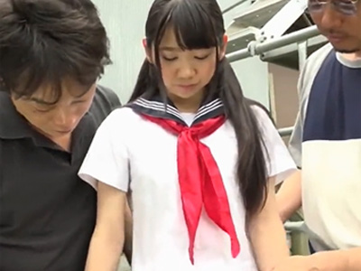 優等生の女子⚫︎生をペットにして無毛マンコとアナルを犯す青姦ファック