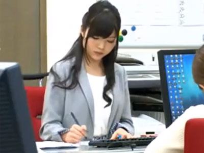 会社内で業務中に覆面男からチンポ挿入されてしまう女神OL達
