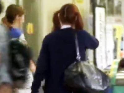 DQN達にストーキングされたJKが自宅で輪姦レイプされ生発射されちゃう‥