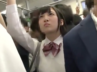 童顔美乳のロリJK娘が痴漢男に無理やりチンポ挿入されて抵抗できずアクメ